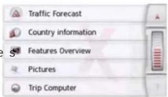 Traffic Forecast Country information Features Overview Pictures Trip Computer
