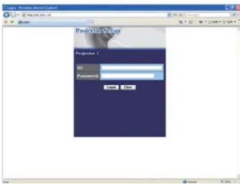 Projector 5-Stop Projector 1 It's Password Login Clear