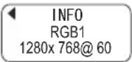 HITACHI ED-X12F - Menu INPUT (vervolg) - 2
