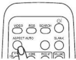 VIDEO RGB SEARCH ASPECT AUTO BLANK HOME PAGE UP VOLUME
