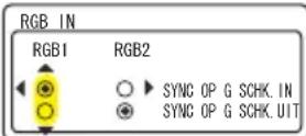 HITACHI ED-X12F - Menu INPUT - 3
