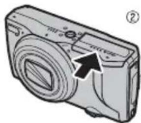 FUJIFILM FinePix F770EXR - バッテリーカバーを閉めます。 - 2
