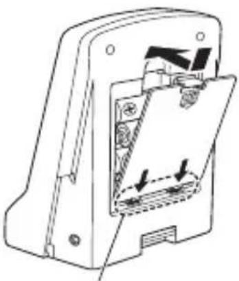 CITIZEN CH-437C - Close the battery compartment cover. - 1