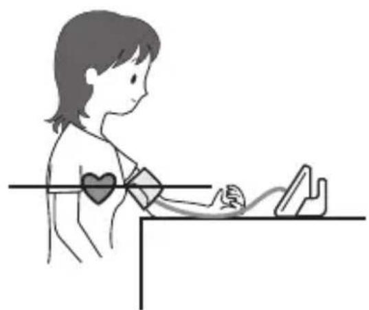CITIZEN CH-437C - ■ Measurement in sitting posture - 1