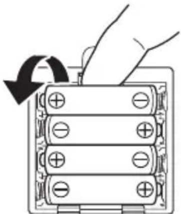 CITIZEN CH-437C - Remove the plug, pocket and battery compartment cover. - 1
