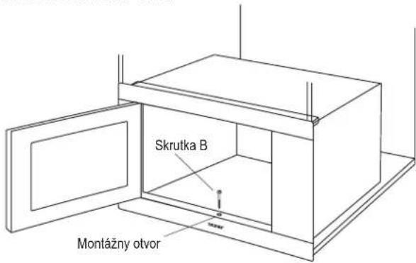 Skrutka B Montážny otvor