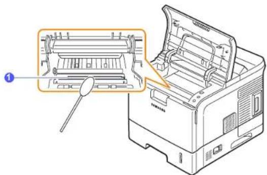 SAMSUNG ML-4551NR - Ruční čištění vnitřku tiskárny - 4