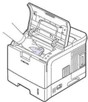 SAMSUNG ML-4551NR - Ruční čištění vnitřku tiskárny - 2