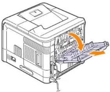 SAMSUNG ML-4551NR - Tisk s výstupem zadním krytem (licem nahoru) - 1