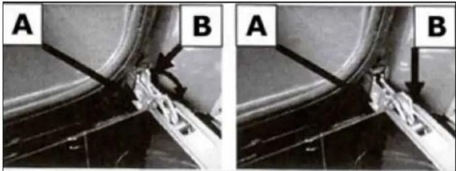 BAUMATIC BO628SS - Odmontování dvířek trouby za účelem vyčištění - 1