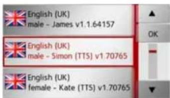 English (UK) male - James v1.1.64157 English (UK) male - Simon (TTS) v1.70765 English (UK) female - Kate (TTS) v1.70765