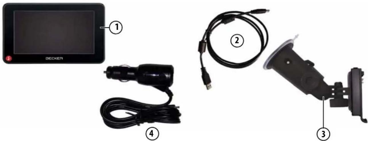 BECKER Professional 43 Control - OVERVIEW OF SCOPE OF SUPPLY - 1