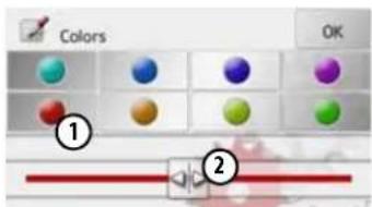 Colors OK ① ②