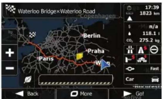 Waterloo Bridge×Waterloo Road Copenhagen 17:39 1823 km + - Berlin Praha Paris Wang Back More Go! Car Fast Car $ m/a 118.1 t co₂ 275.2 kg
