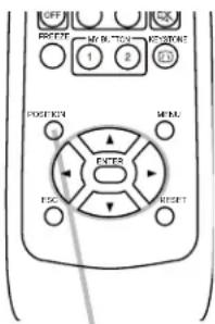 OFF RESET M-Button RESET 1 2 Position MALL ENTER ESC RESET
