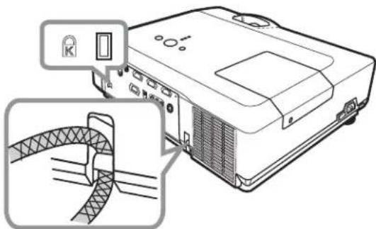 3M X66 - Using the security bar and slot - 1