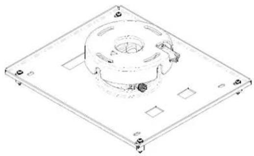 NEC PA600X - Optional Ceiling Mount Dimensions (Part #: NP3250CM) - 2