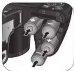 BENQ GH600 - Installing the batteries - 2