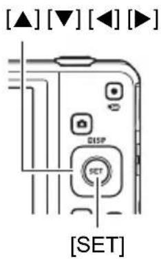 CASIO Exilim EX-Z27 - V režimu REC stiskněte [SET]. - 1