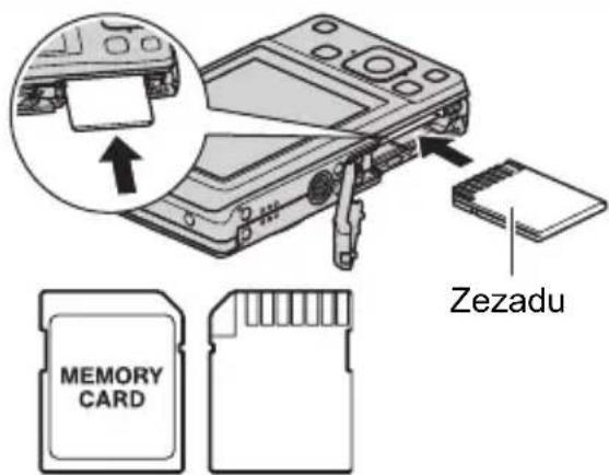 CASIO Exilim EX-Z27 - Vložte pamět'ovou kartu. - 1