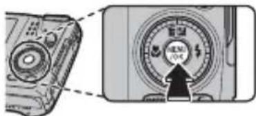 Diagram showing a device with a circular dial labeled 'VAC' and an arrow pointing to it, alongside a close-up of the device's front view.