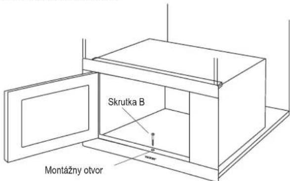 Skrutka B Montážny otvor