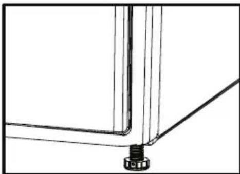 BLOMBERG TKF 8461 AGC - Adjusting the feet - 1
