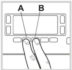 A B