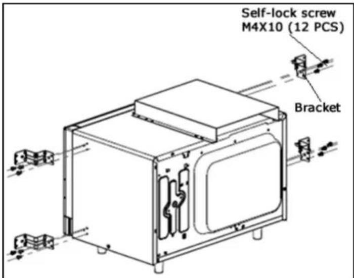 Self-lock screw M4X10 (12 PCS) Bracket