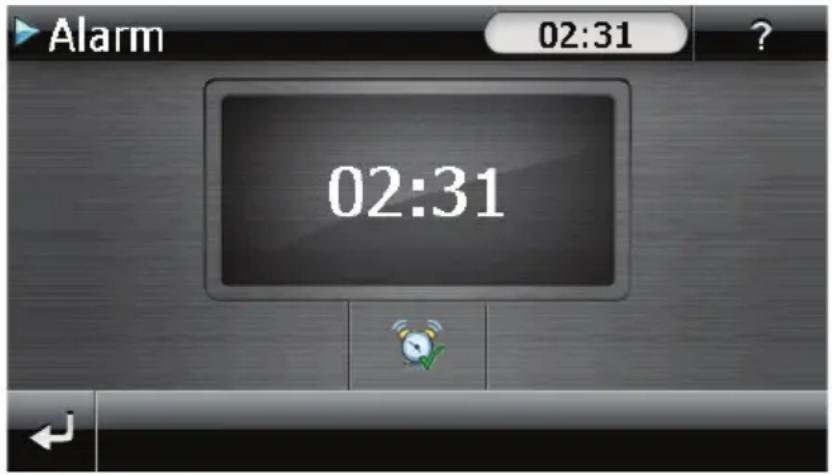 Alarm 02:31 02:31