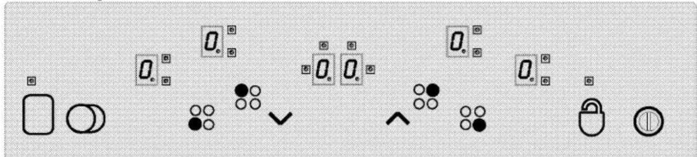 Diagram showing various camera control icons including buttons, lenses, and lock symbols with standard icons