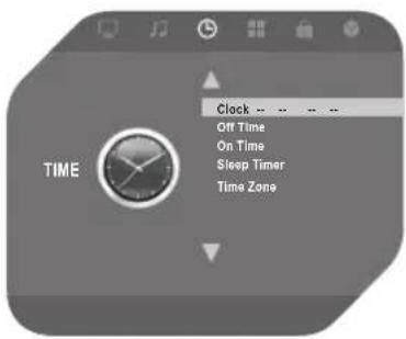 Clock Off Time On Time Sleep Timer Time Zone