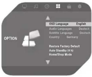 OK OLE 244 B-D4 - MENÚ CONFIGURACIÓN - 1