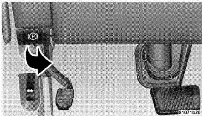 Chrysler Pacifica (2008) - PARKING BRAKE - 1