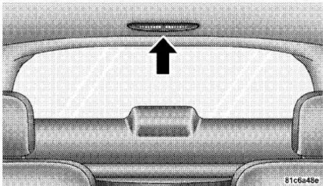 Chrysler Pacifica (2008) - Rear Park Assist Sensors - 1