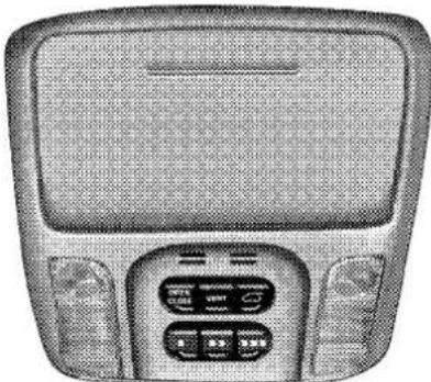 Chrysler Pacifica (2008) - OVERHEAD CONSOLE — IF EQUIPPED - 1