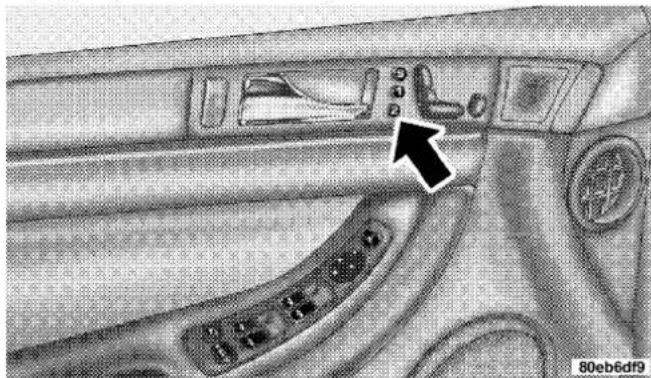 Chrysler Pacifica (2008) - DRIVER MEMORY SEAT — IF EQUIPPED - 1