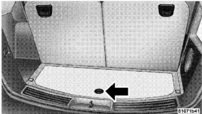 Chrysler Pacifica (2008) - Rear Cargo Storage Bin — If Equipped - 1