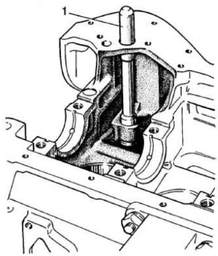 Technical line drawing of a mechanical assembly with no visible text or symbols