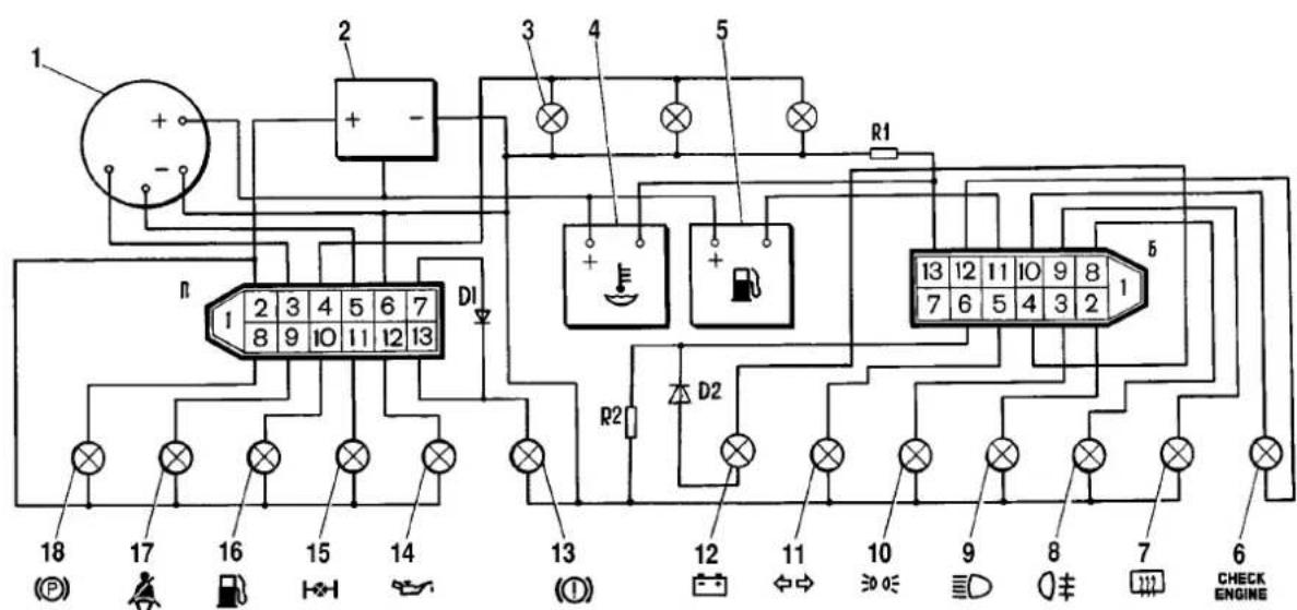 graph TD A["1"] --> B["2"] B --> C["3"] C --> D["4"] D --> E["5"] E --> F["6"] F --> G["7"] G --> H["8"] H --> I["9"] I --> J["10"] J --> K["11"] K --> L["12"] L --> M["13"] M --> N["14"] N --> O["15"] O --> P["16"] P --> Q["17"] Q --> R["18"] R --> S["Check Engine"] subgraph Control Circuit T["1"]…