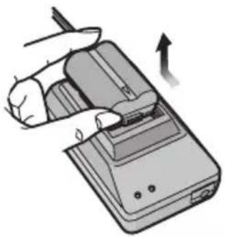 PANASONIC Lumix DMC-LC1PP - Detach the battery. - 1