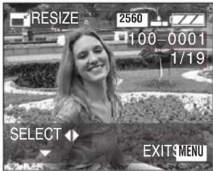 RESIZE 2560 100-0001 1/19 SELECT EXIT MENU