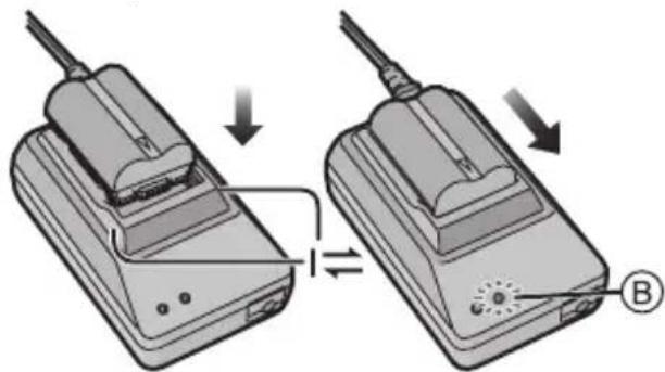 Diagram showing two devices with labeled parts, indicating a device's internal structure or assembly.