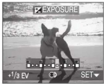 EXPOSURE +1/3 EV SET