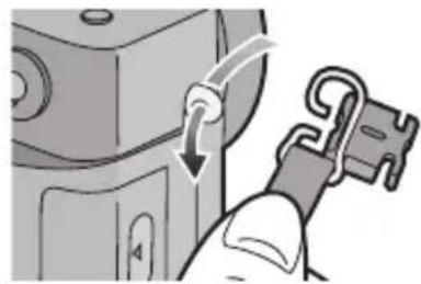 PANASONIC Lumix DMC-LC1PP - Attaching the Strap - 3