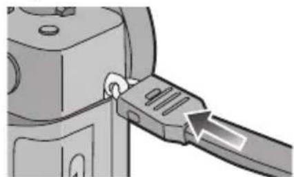 PANASONIC Lumix DMC-LC1PP - Attaching the Strap - 5