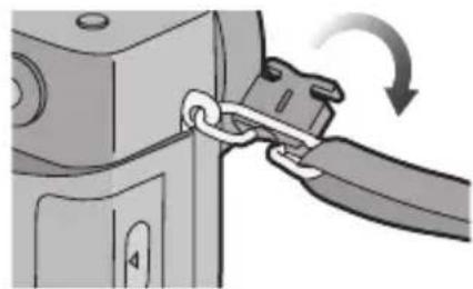 PANASONIC Lumix DMC-LC1PP - Attaching the Strap - 4