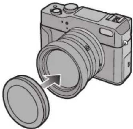 PANASONIC Lumix DMC-LC1PP - Attach the lens cap. - 1
