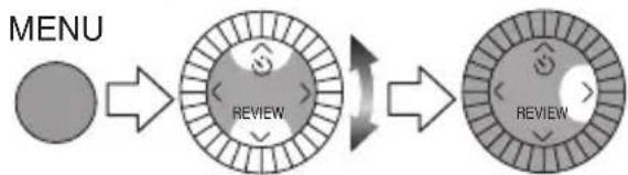 PANASONIC Lumix DMC-LC1PP - Select [W.BALANCE] and set to [☐]. - 2