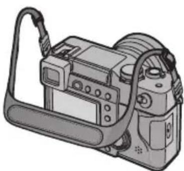 PANASONIC Lumix DMC-LC1PP - Attaching the Strap - 6